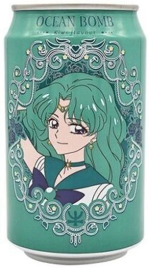 Ocean Bomb x Sailor Moon (Sailor Neptune - Michiru Kaiou) Kiwi 330ml
